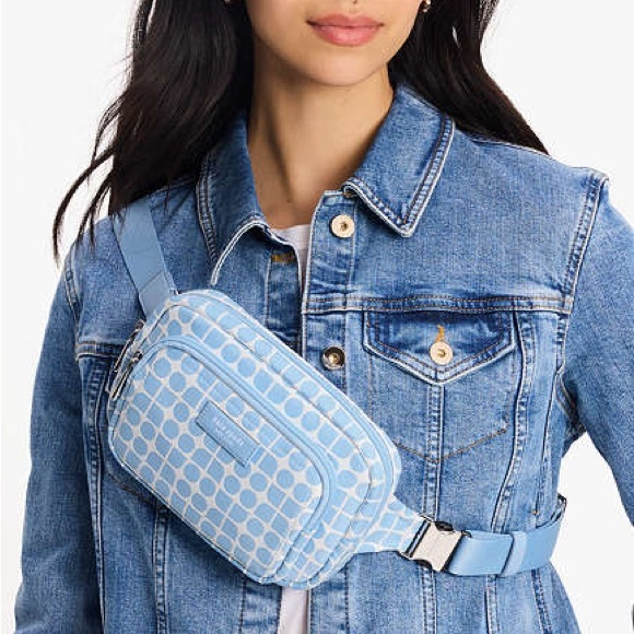 kate spade NWT! $228 MSRP Noel Jacquard Printed Belt Bag - Picture 1 of 10